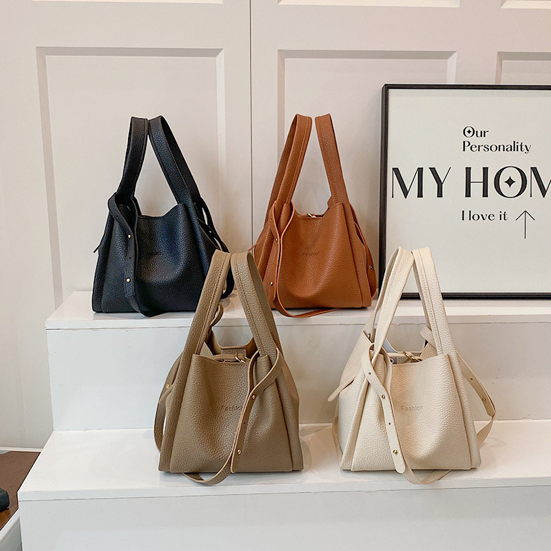 Casual Handheld & Crossbody Bucket Bag