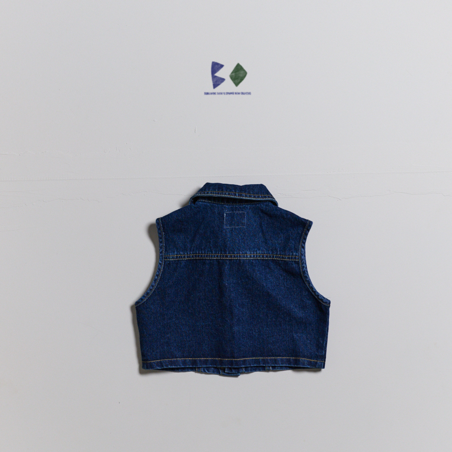 韓國限量丹寧背心