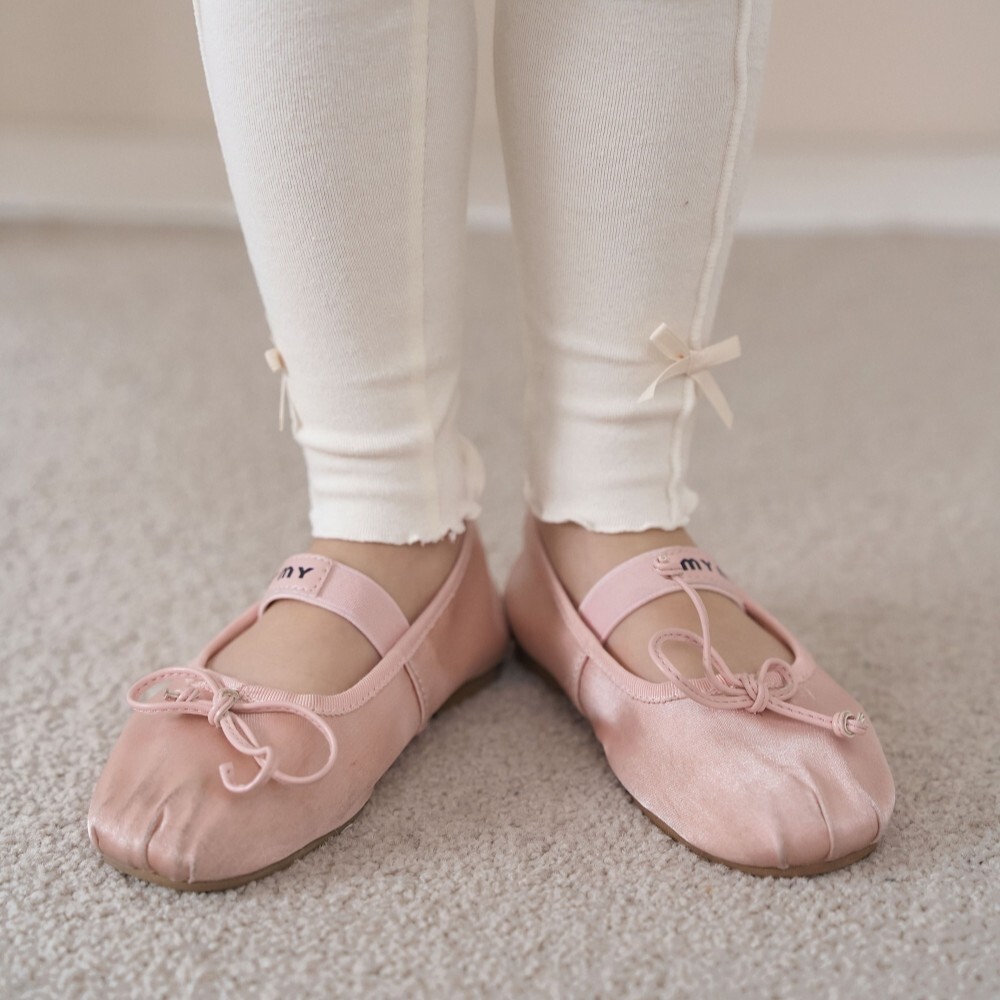 90-130 甜美緞帶內搭褲 2色