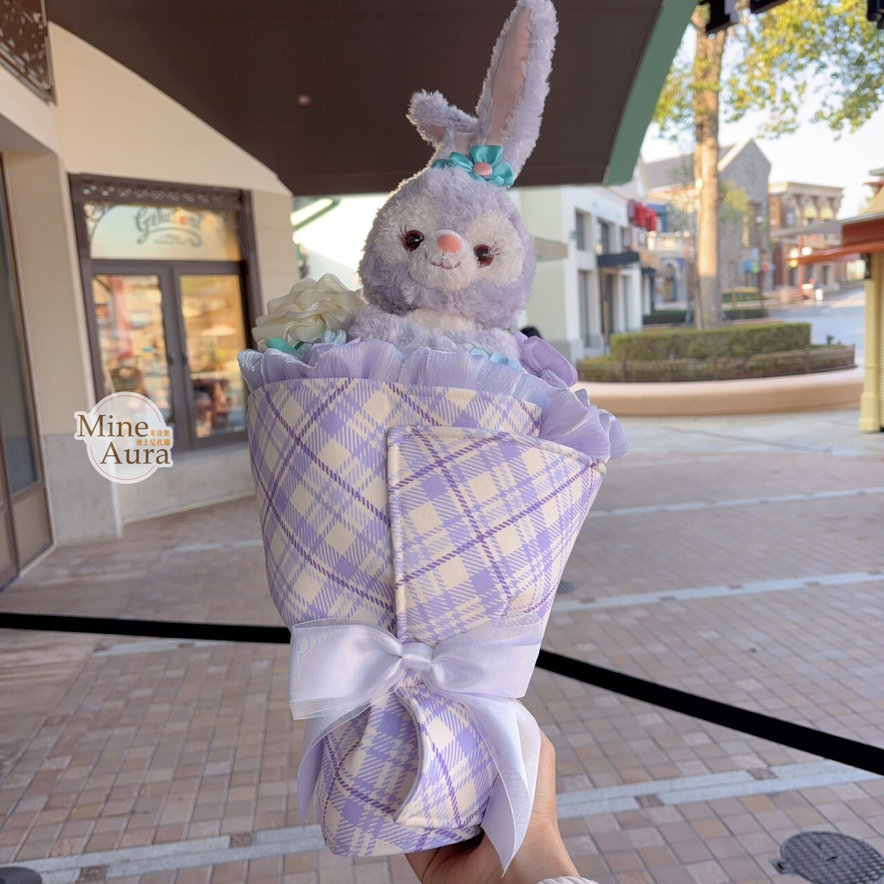 絨絨花園系列 史黛拉露 星黛露 StellaLou 絨毛花束造型 擺飾品 -上海迪士尼樂園