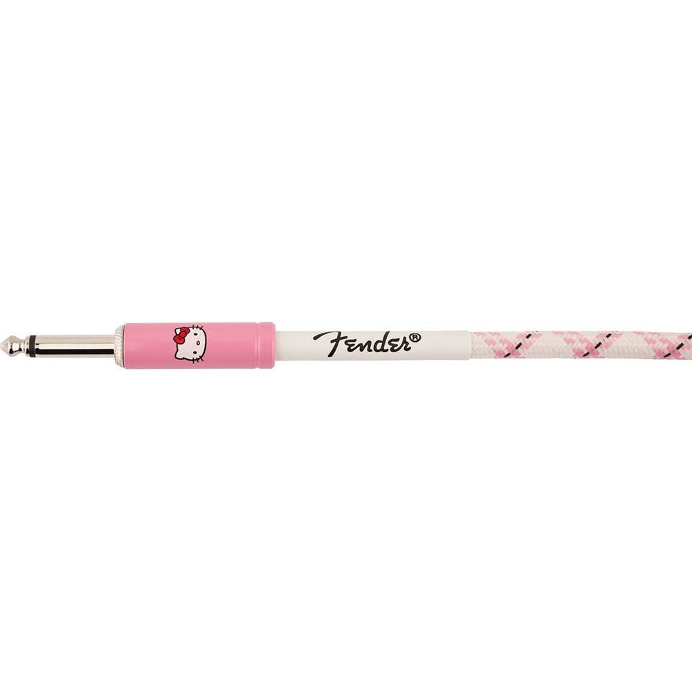 Fender Fender x Hello Kitty White/Pink Woven Cable 聯名款導線 第 3 張圖片｜三峽效果器