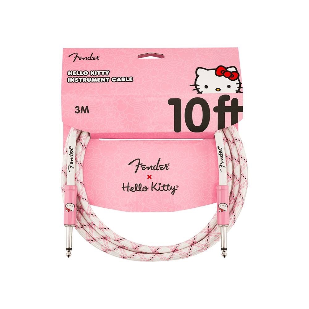 Fender Fender x Hello Kitty White/Pink Woven Cable 聯名款導線 — 三峽效果器