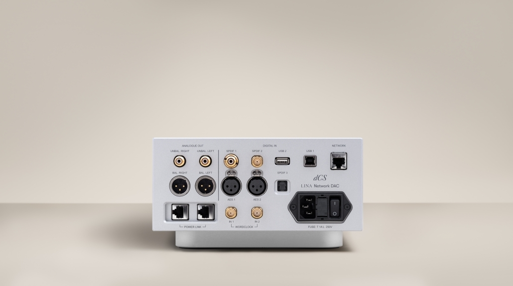dCS Lina Network DAC 數位與類比端子 特寫