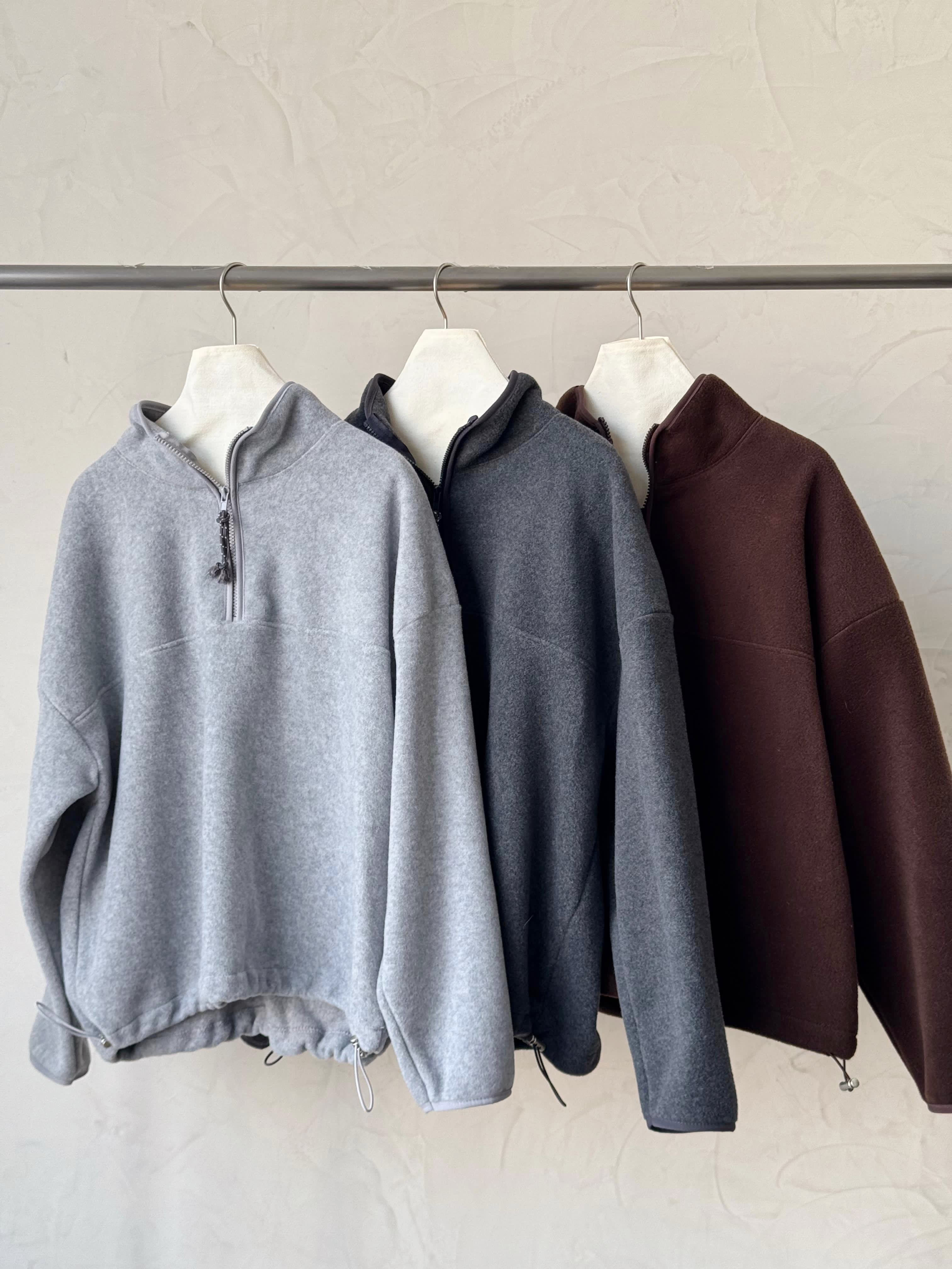 KR441 韓式企領拉鍊衛衣-3色