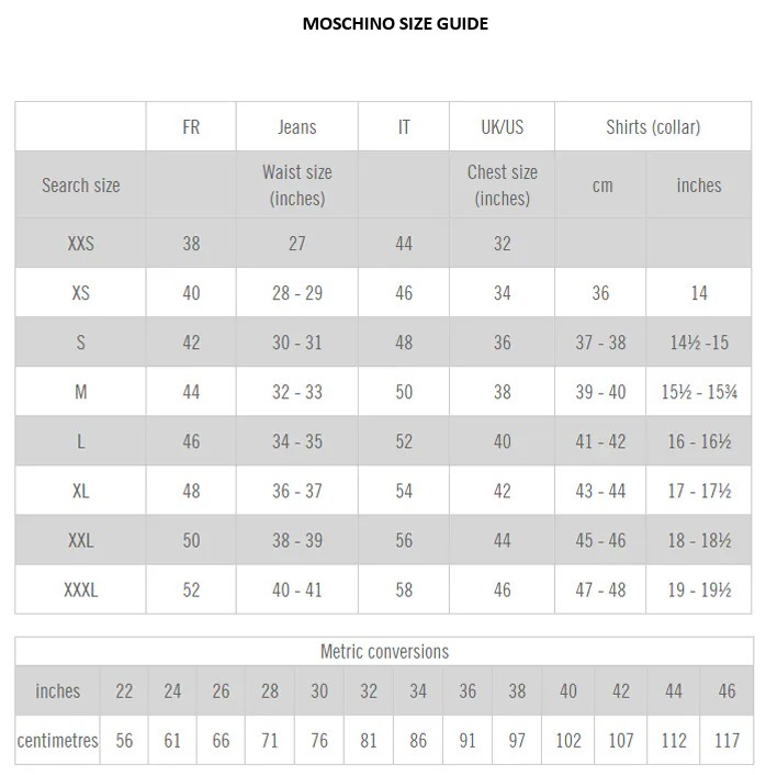 【預訂】AE012402 Moschino 男裝白色黑LOGO短T恤