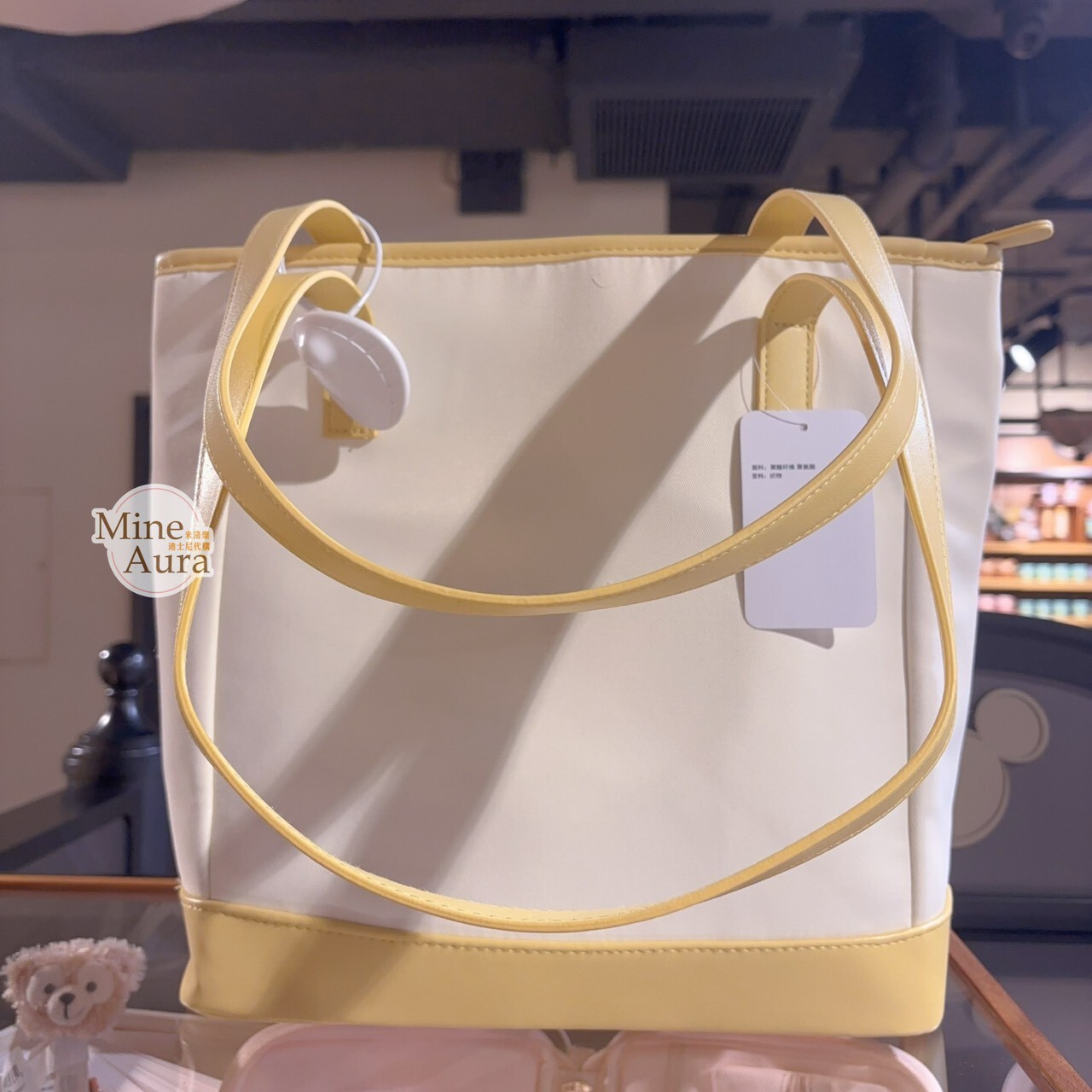 達菲 Duffy 與好友們 繽紛糖豆系列 圖案 手提包 托特包 -上海迪士尼樂園