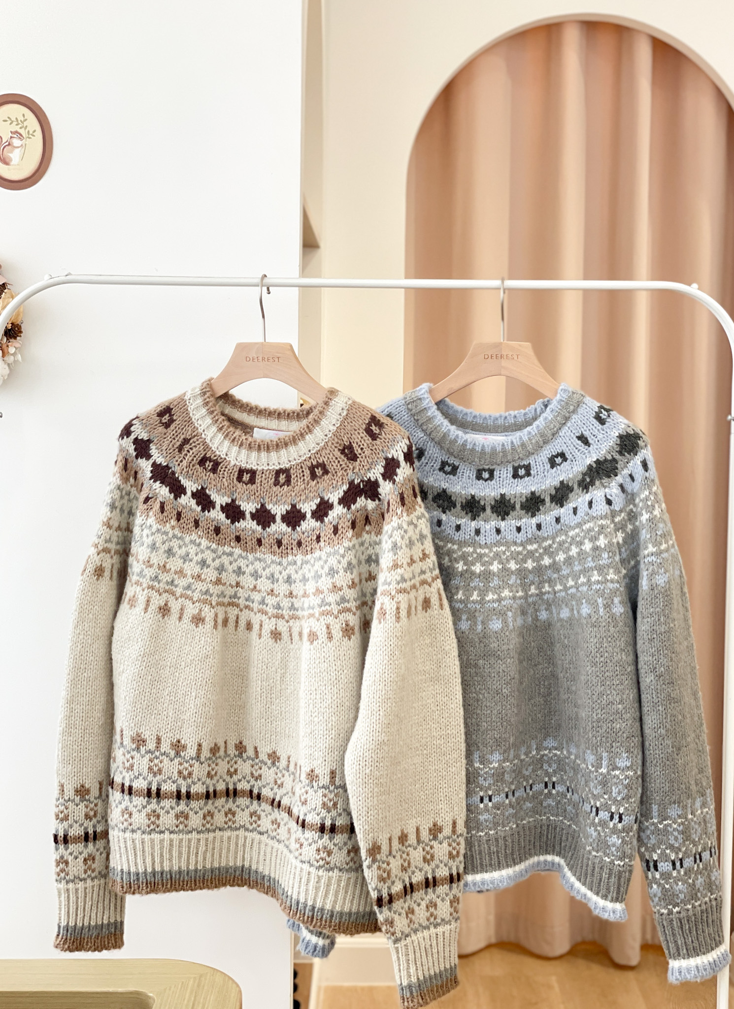 T1468 Among Holiday Nordic Sweater