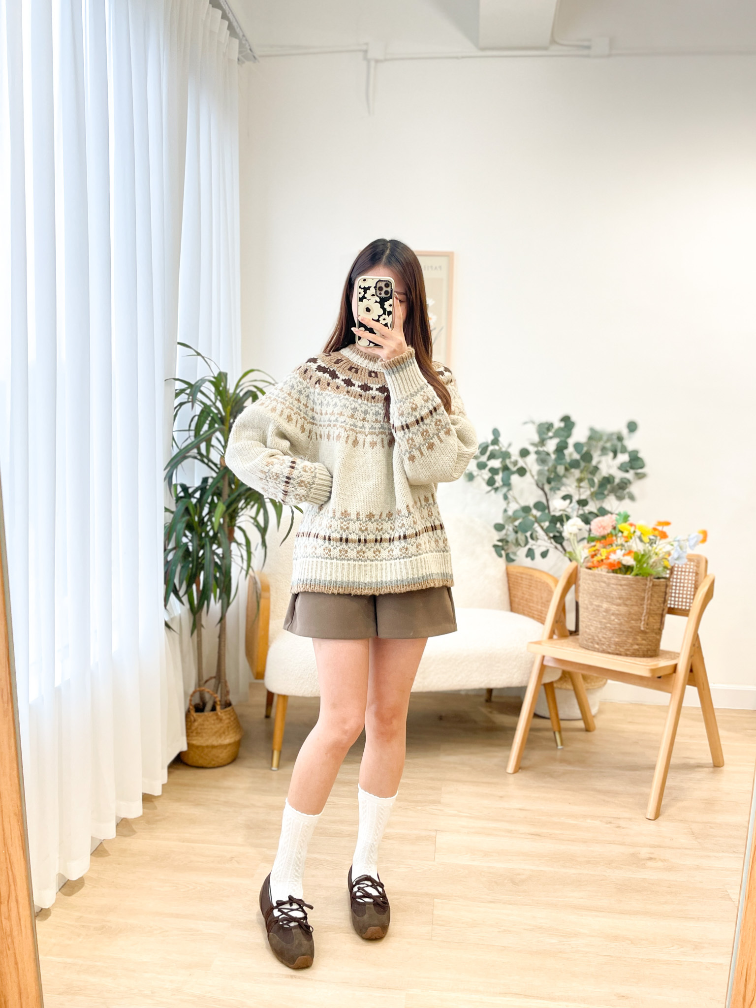 T1468 Among Holiday Nordic Sweater