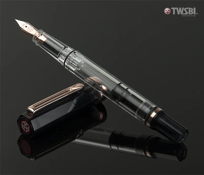 台灣 TWSBI 三文堂 ｜ ECO 系列鋼筆 透黑 x 玫瑰金