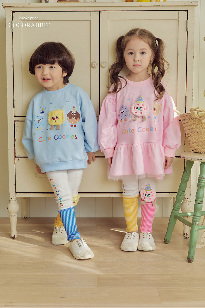 正韓春Coco Rabbit 兩色毛絨餅乾內搭褲