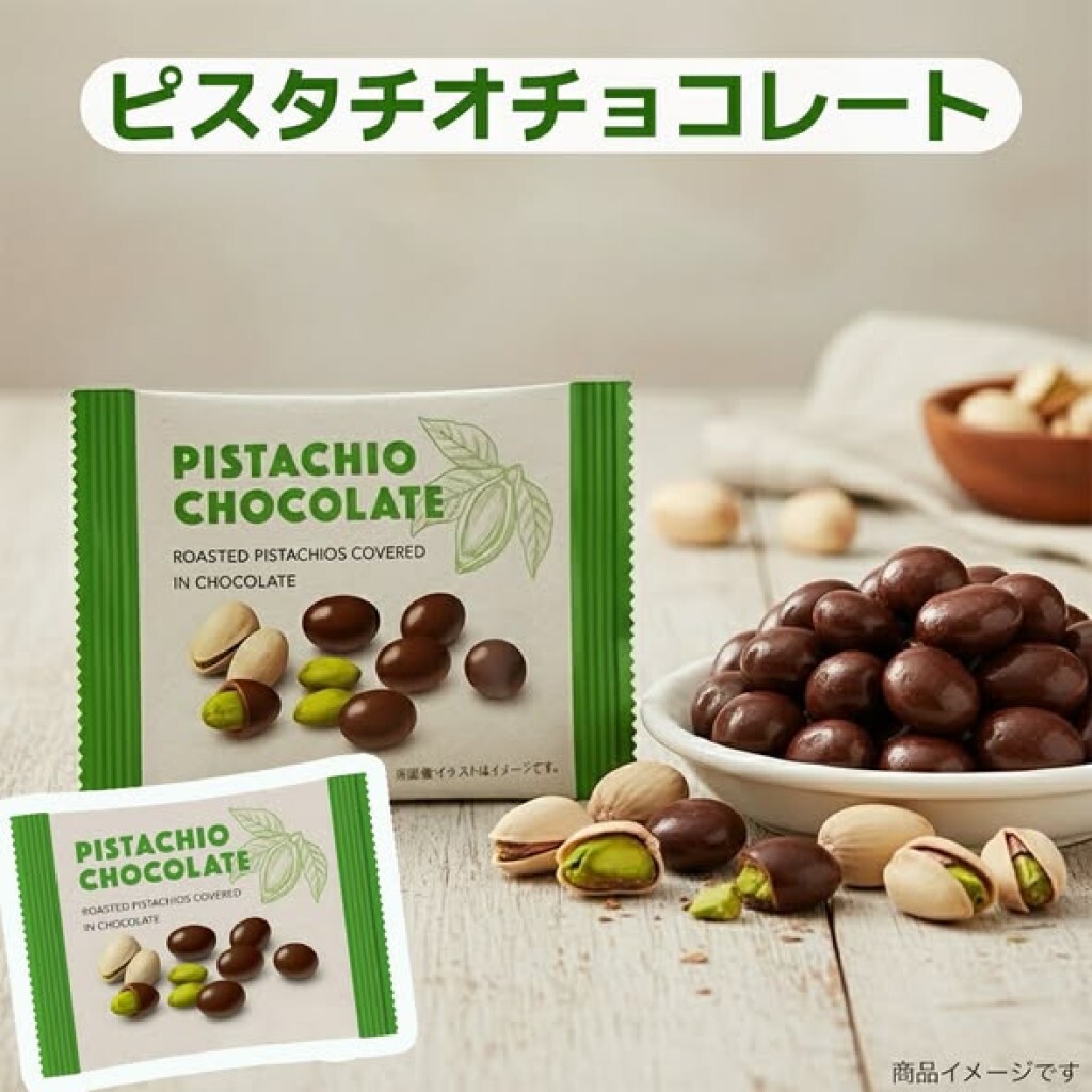 【直播】LX012410 日本Pistachio Chocolate開心果朱古力 (21g x 18小包)