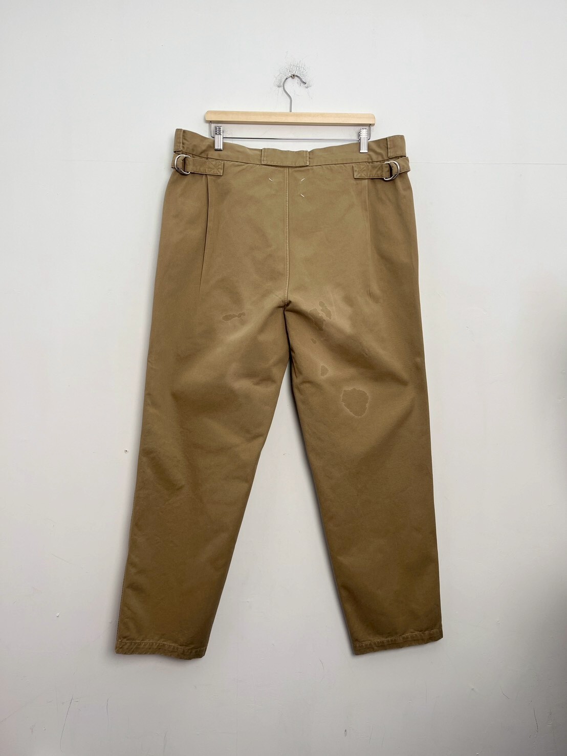 Maison Margiela Stone Enzyme Wash Trousers Tan SIZE 3XL