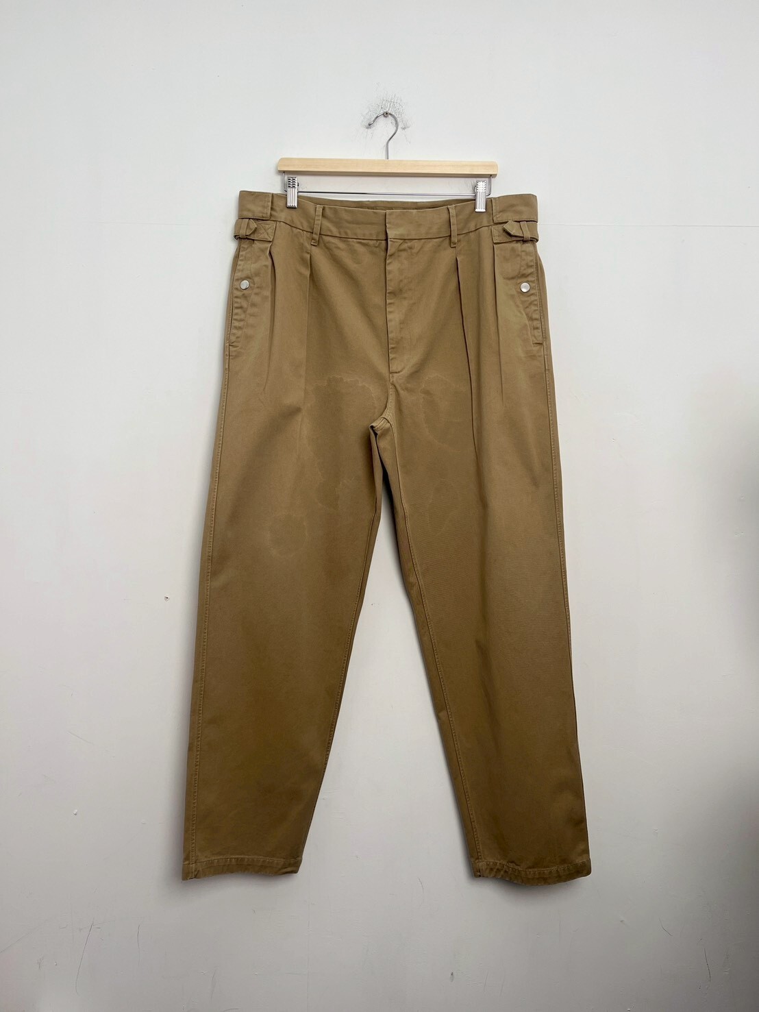 Maison Margiela Stone Enzyme Wash Trousers Tan SIZE 3XL