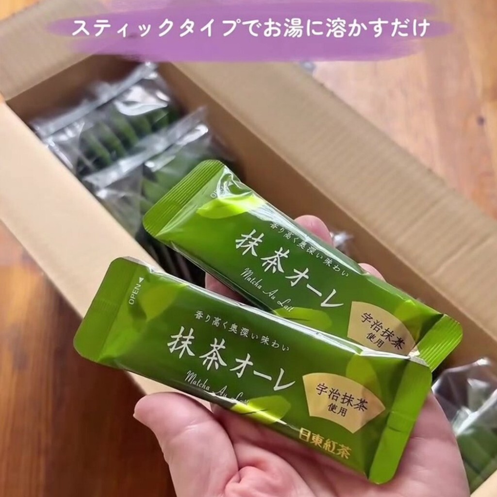 【直播】LX012437 日東紅茶宇治抹茶歐蕾沖泡粉 60包入