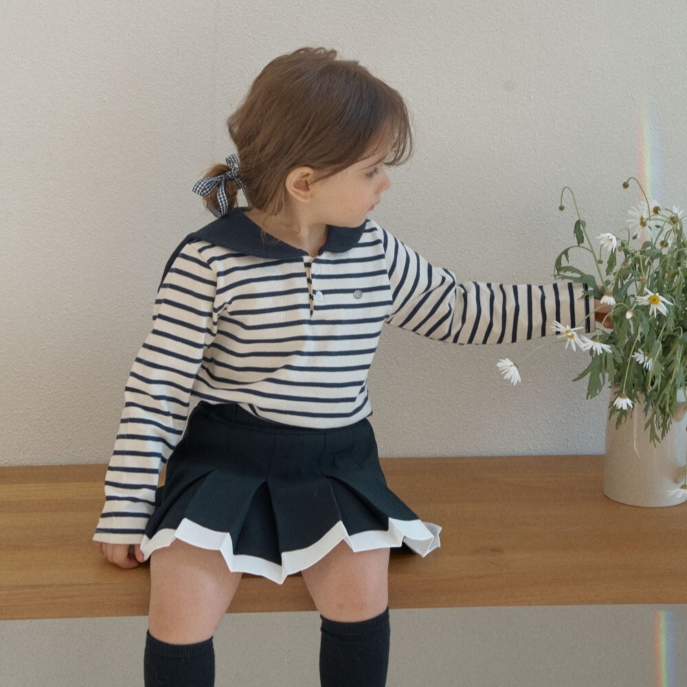 90-140 水手翻領上衣 2色