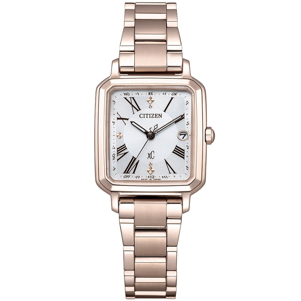 預購款【Citizen 星辰】XC 限量 Eco-Drive光動能 櫻花粉紅金 超級鈦 手錶 ES9506-62A