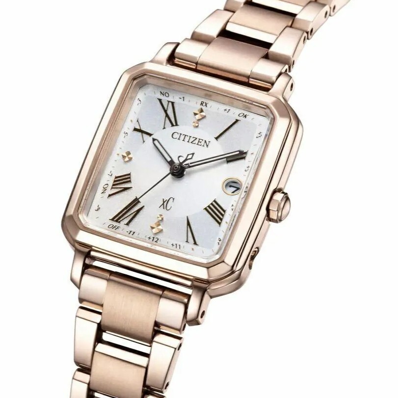預購款【Citizen 星辰】XC 限量 Eco-Drive光動能 櫻花粉紅金 超級鈦 手錶 ES9506-62A