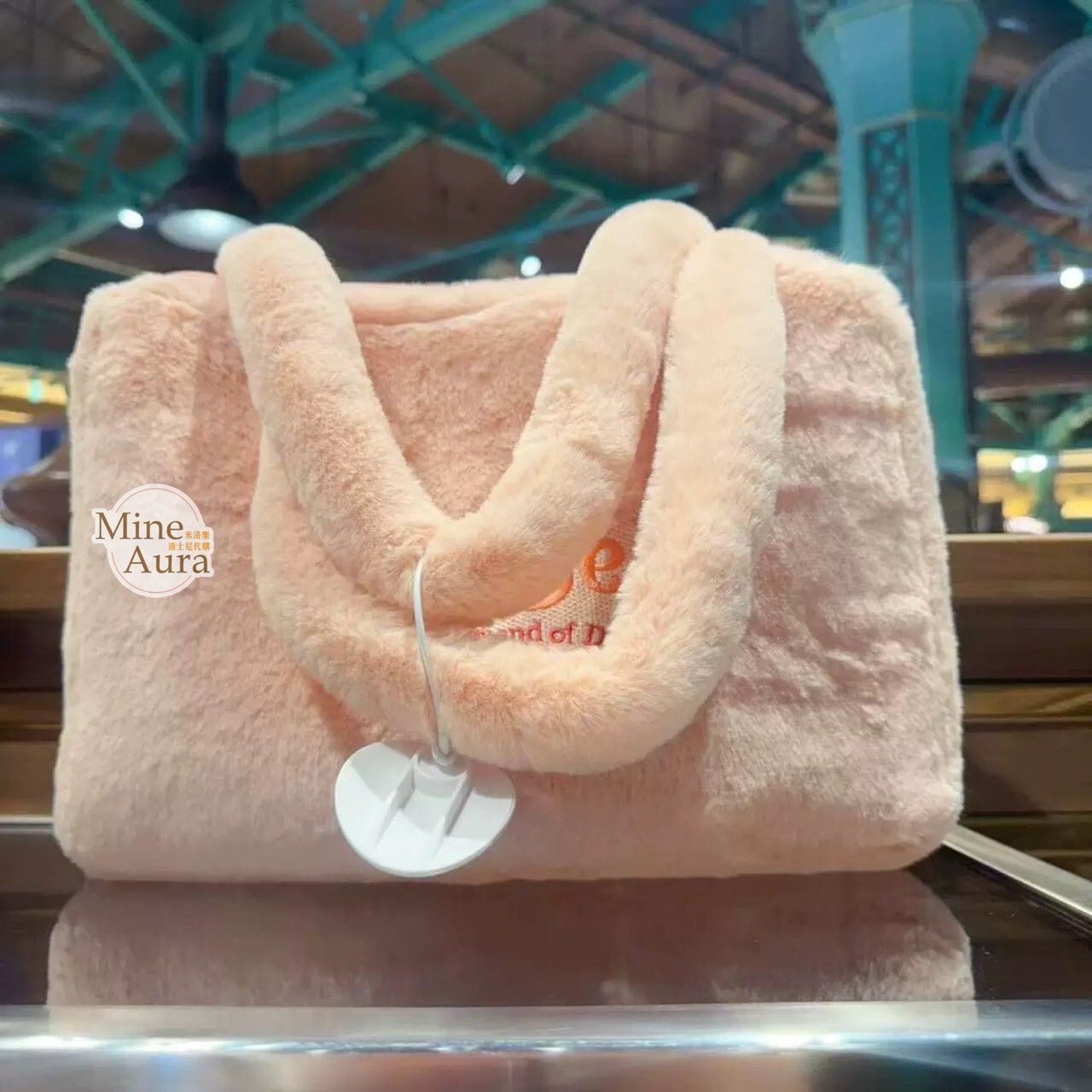 玲娜貝兒 LinaBell 絨毛大頭造型 手提包 托特包 -上海迪士尼樂園