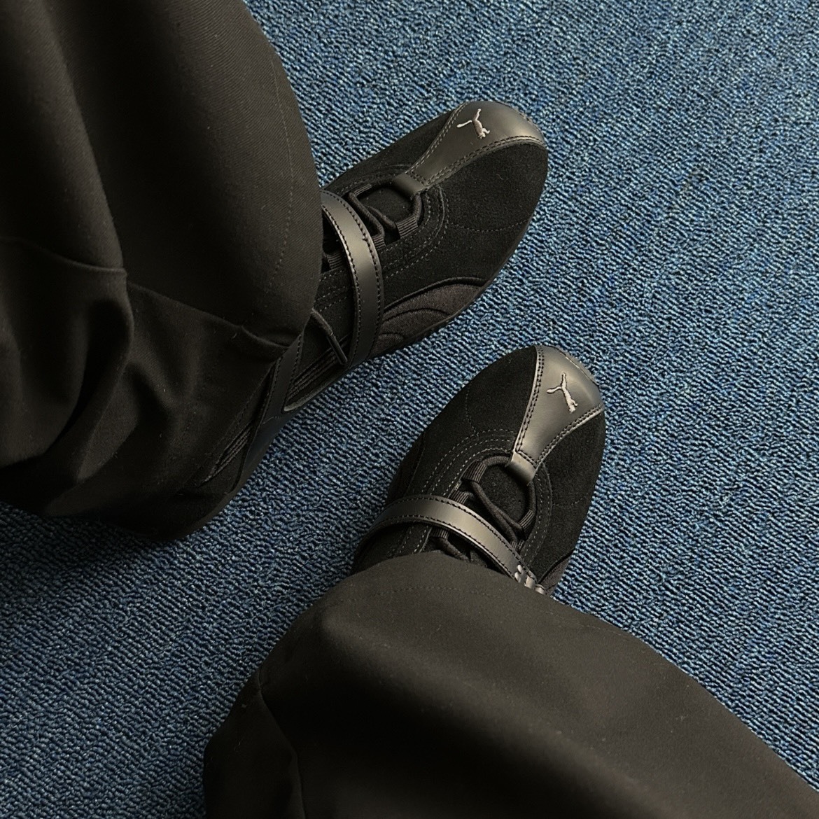 【代購】PUMA H-Street 馬年特別版 低幫復古運動鞋｜馬術雙扣帶設計 輕量包覆 生活休閒鞋 情侶鞋 男女同款｜黑色