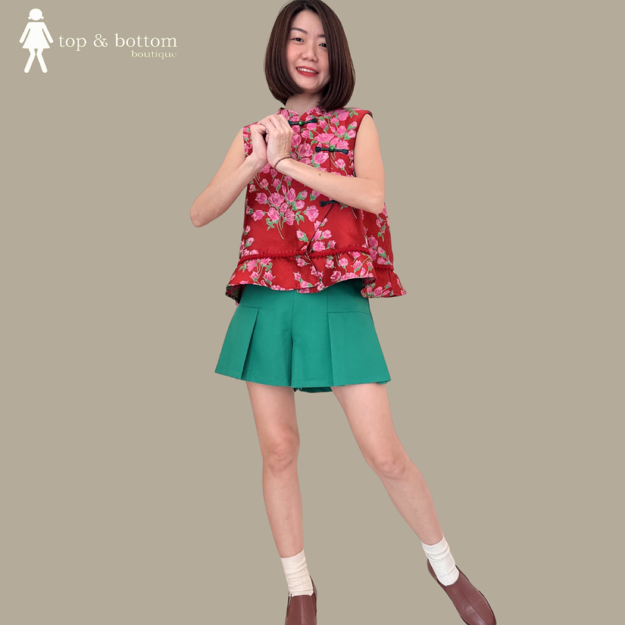 HIGH WAISTED POCKET SHORTS