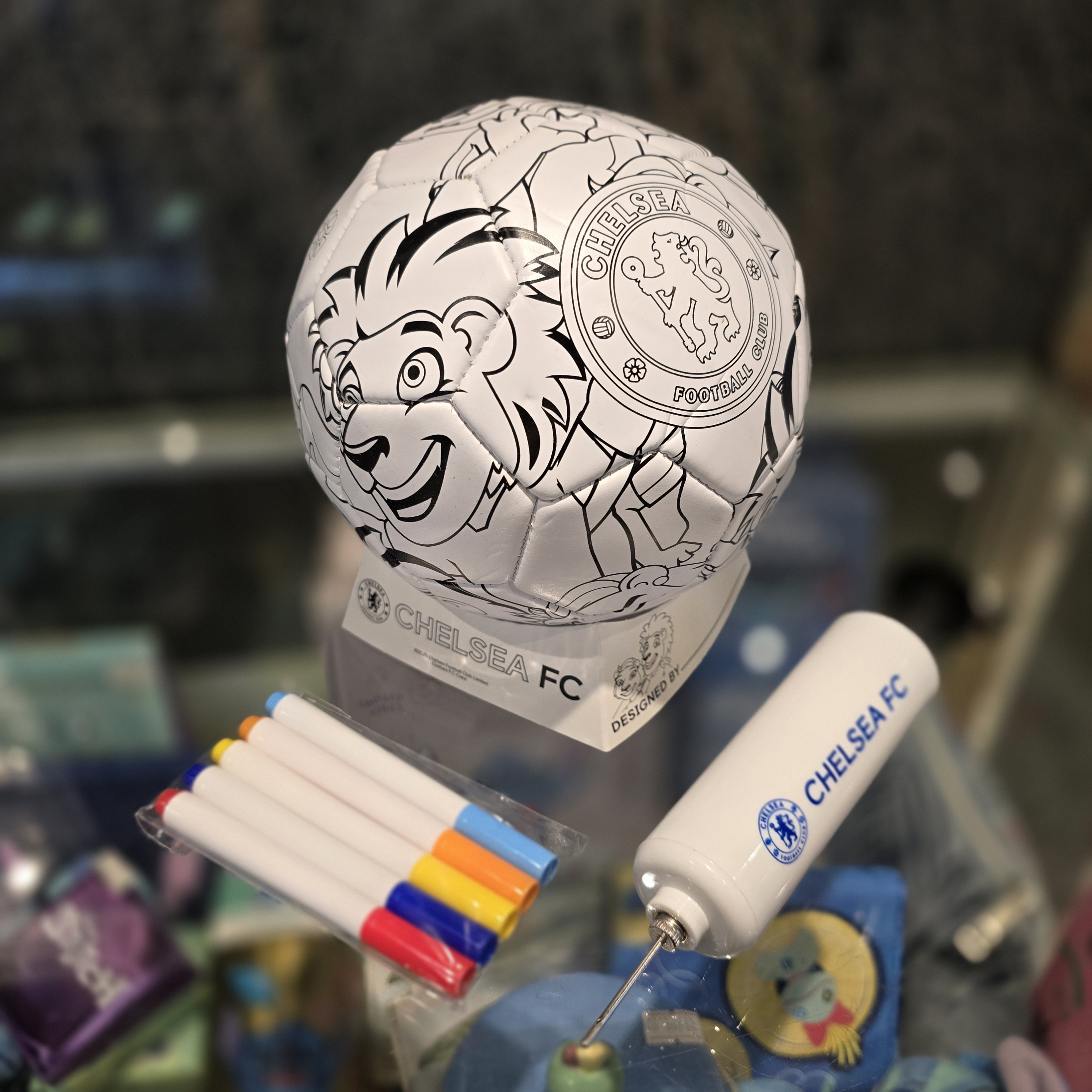 車路士填色足球套裝