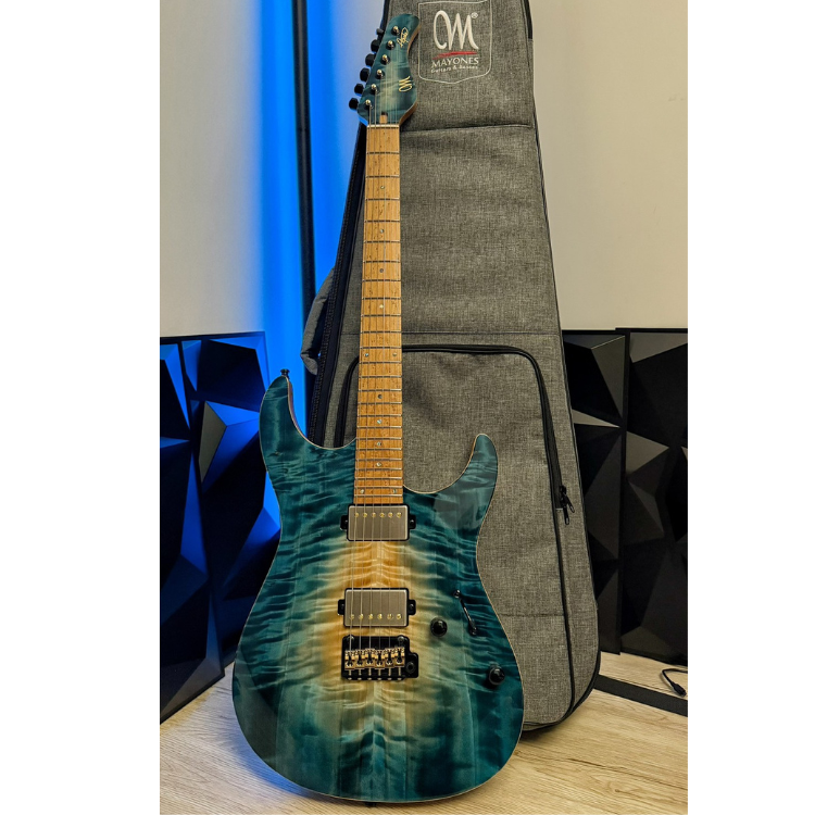 Mayones Aquila Elite S 6 Curly Poplar Top 電吉他 公司貨【宛伶樂器】