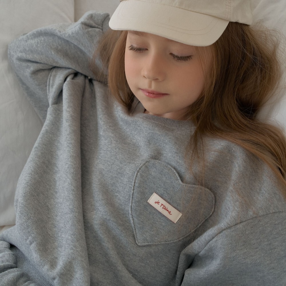 90-140 心型口袋荷葉褲套裝