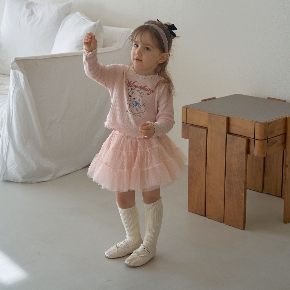 90-120 圓點蓬蓬紗裙