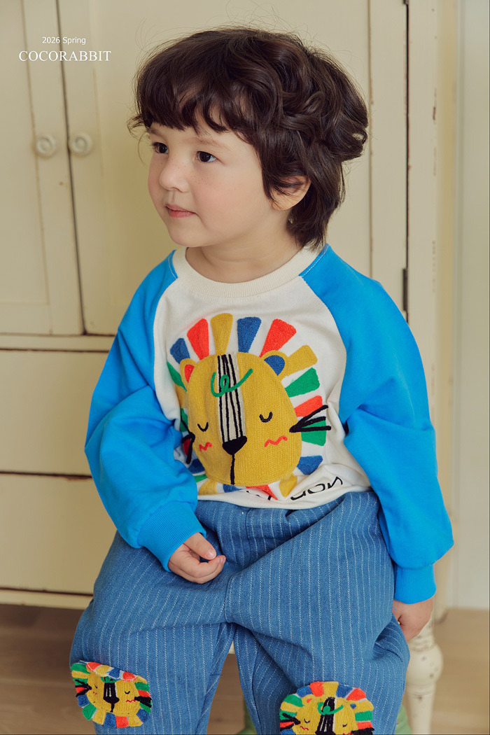 正韓春Coco Rabbit 獅子直條牛仔褲