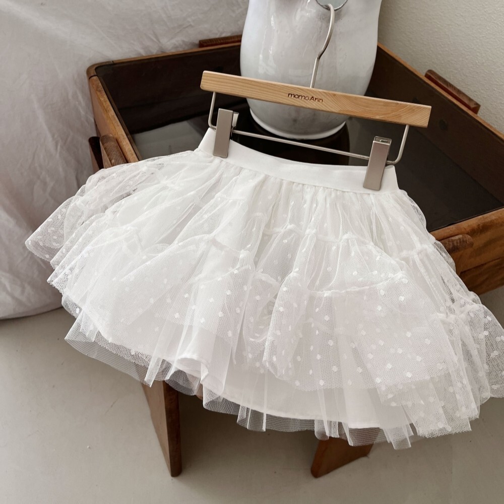 90-120 圓點蓬蓬紗裙