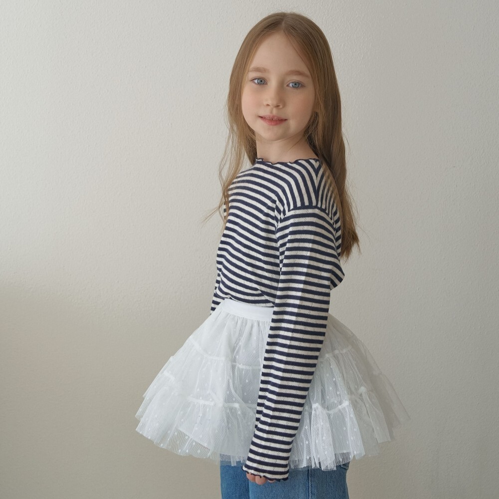 90-120 圓點蓬蓬紗裙