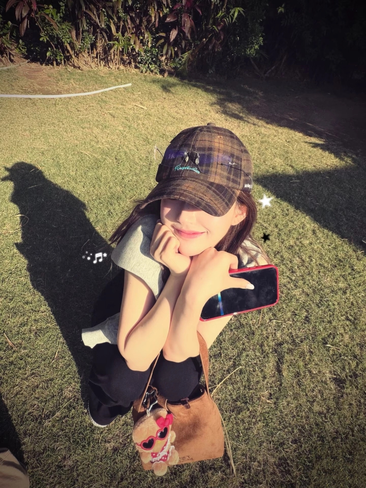 代購-ROSYDOEDIAN 自帶圓頭頂 韓系簡約 棉 鴨舌帽