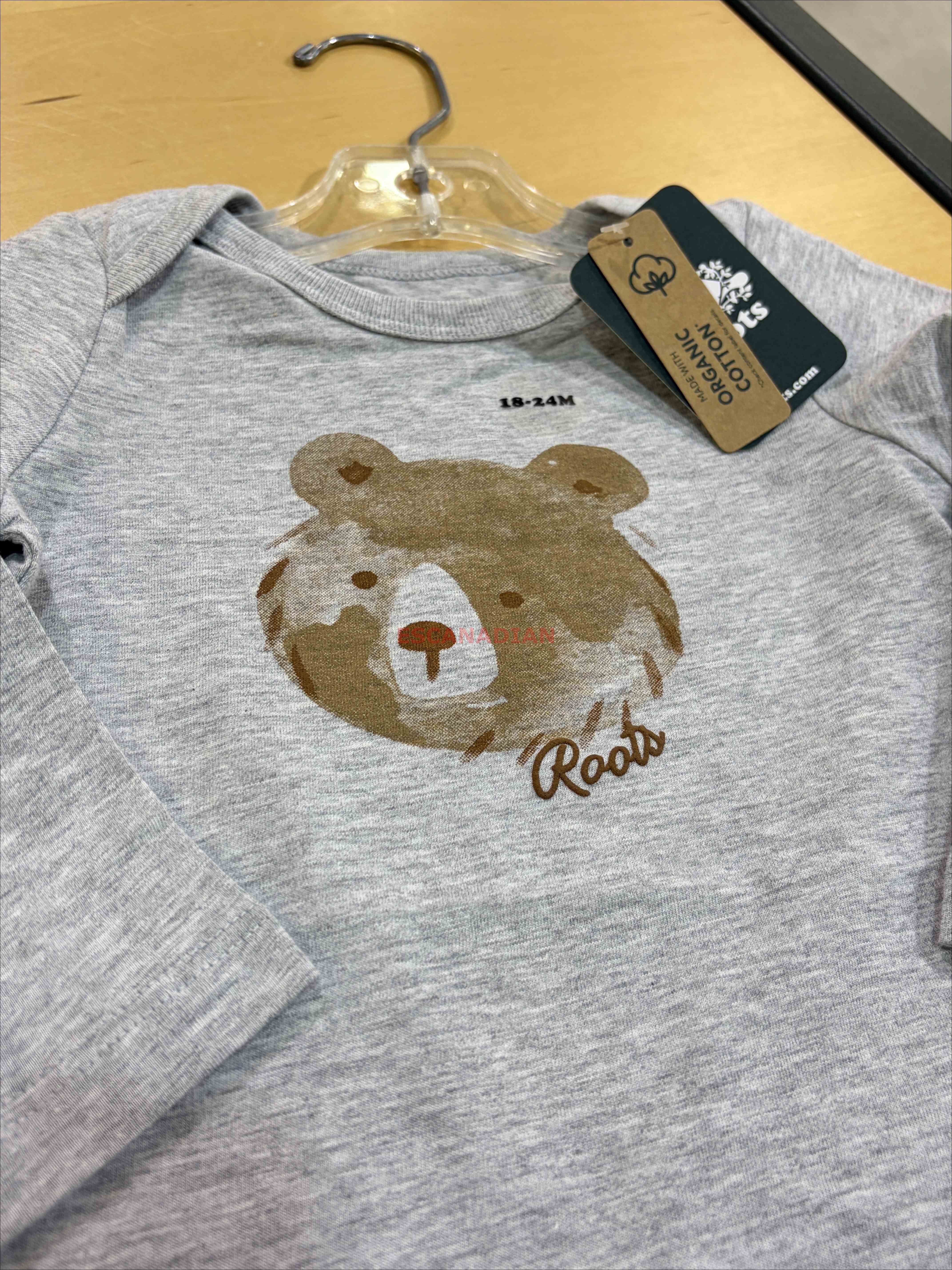 Baby ROOTS 熊熊圖案 包屁衣