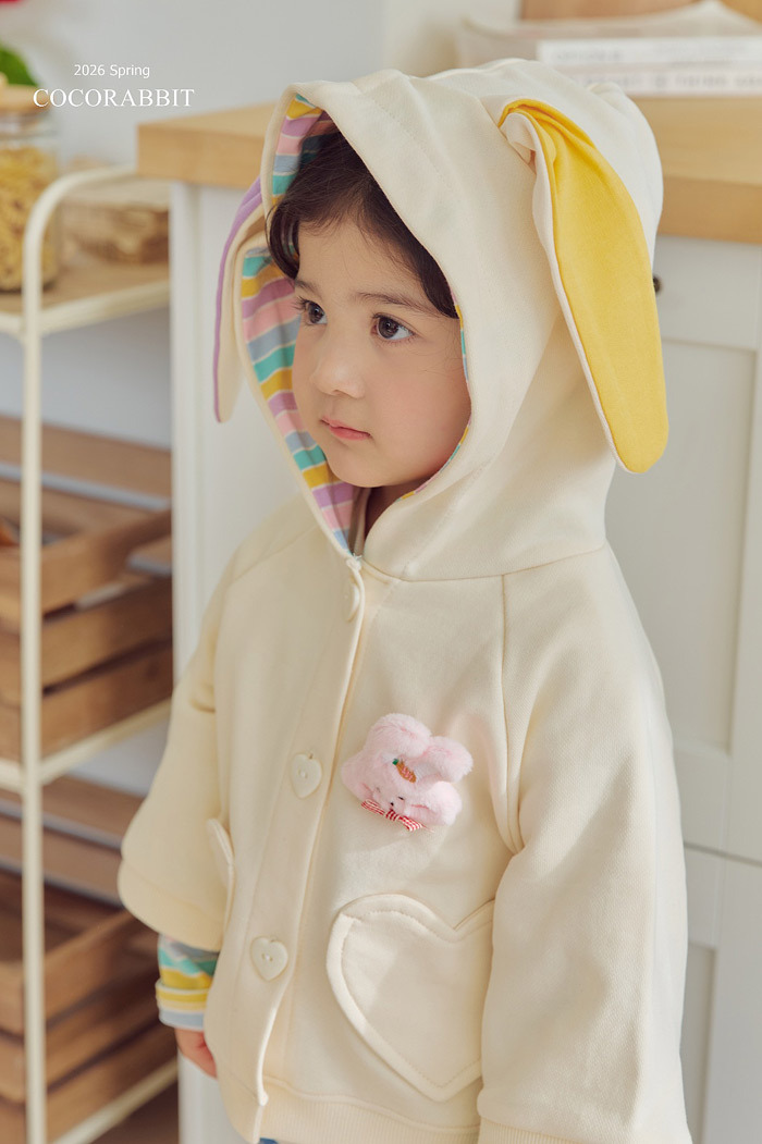 正韓春Coco Rabbit 兩色兔兔連帽外套