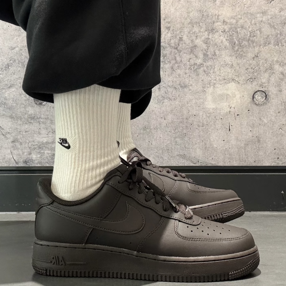 NIKE AIR FORCE 1 LOW 全棕 可可棕 低筒 休閒鞋 "VELVET BROWN" 男鞋 IH1698-200