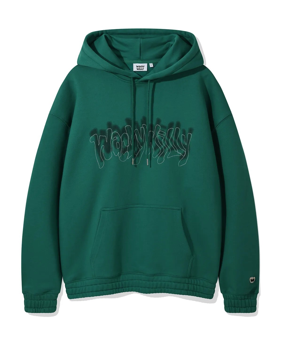 【OWN】Wacky Willy 長袖 上衣 帽踢 塗鴉 秋冬新品 綠色 灰色 不分男女