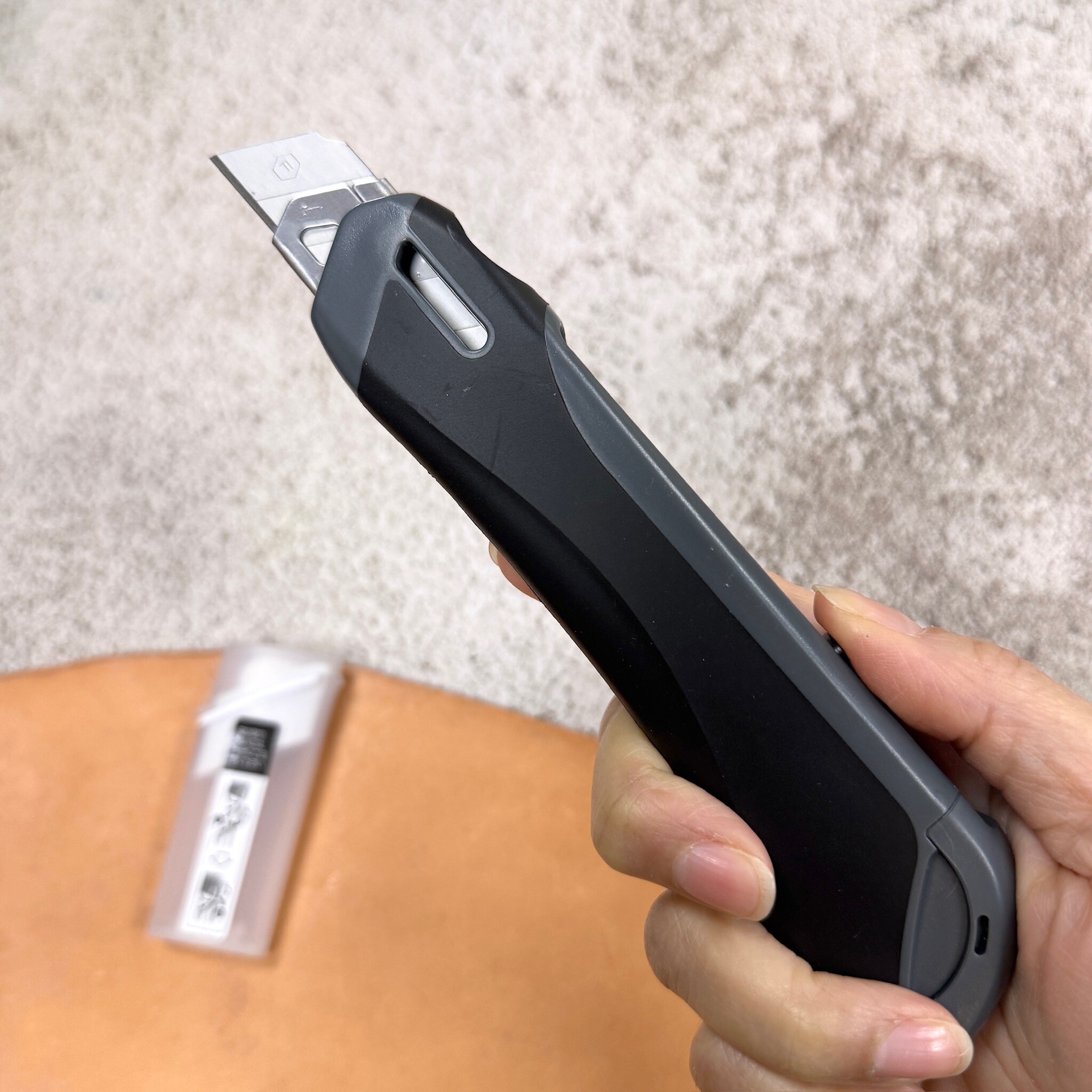 KOKUYO ｜ FLANE 安全美工刀  大型 黑色