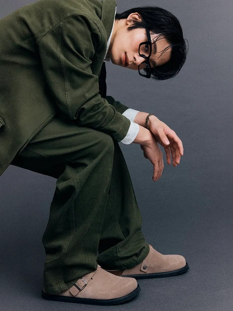 韓國 Shoopen Synthetic Suede Clog