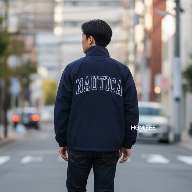 Nautica Yacht Jacket 夾克 風衣外套 LOGO 深藍 [NJK0042]
