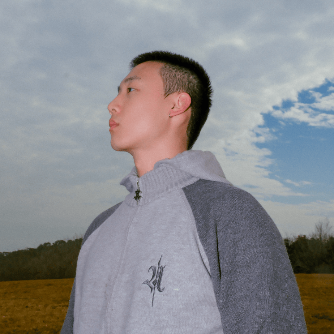 ATONE Leather Patch Knit Track Jacket 皮革貼布針織運動外套