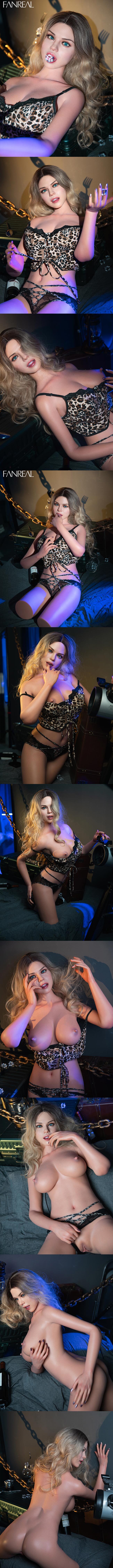 FANREAL T109cm半身 F胸 Carlee 深膚 擬真矽膠娃娃 凡瑞 silicone sex doll torso