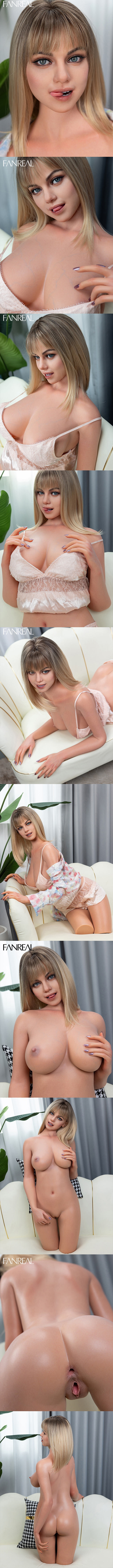 FANREAL T109cm半身 F胸 Maria 深膚 擬真矽膠娃娃 凡瑞 silicone sex doll torso