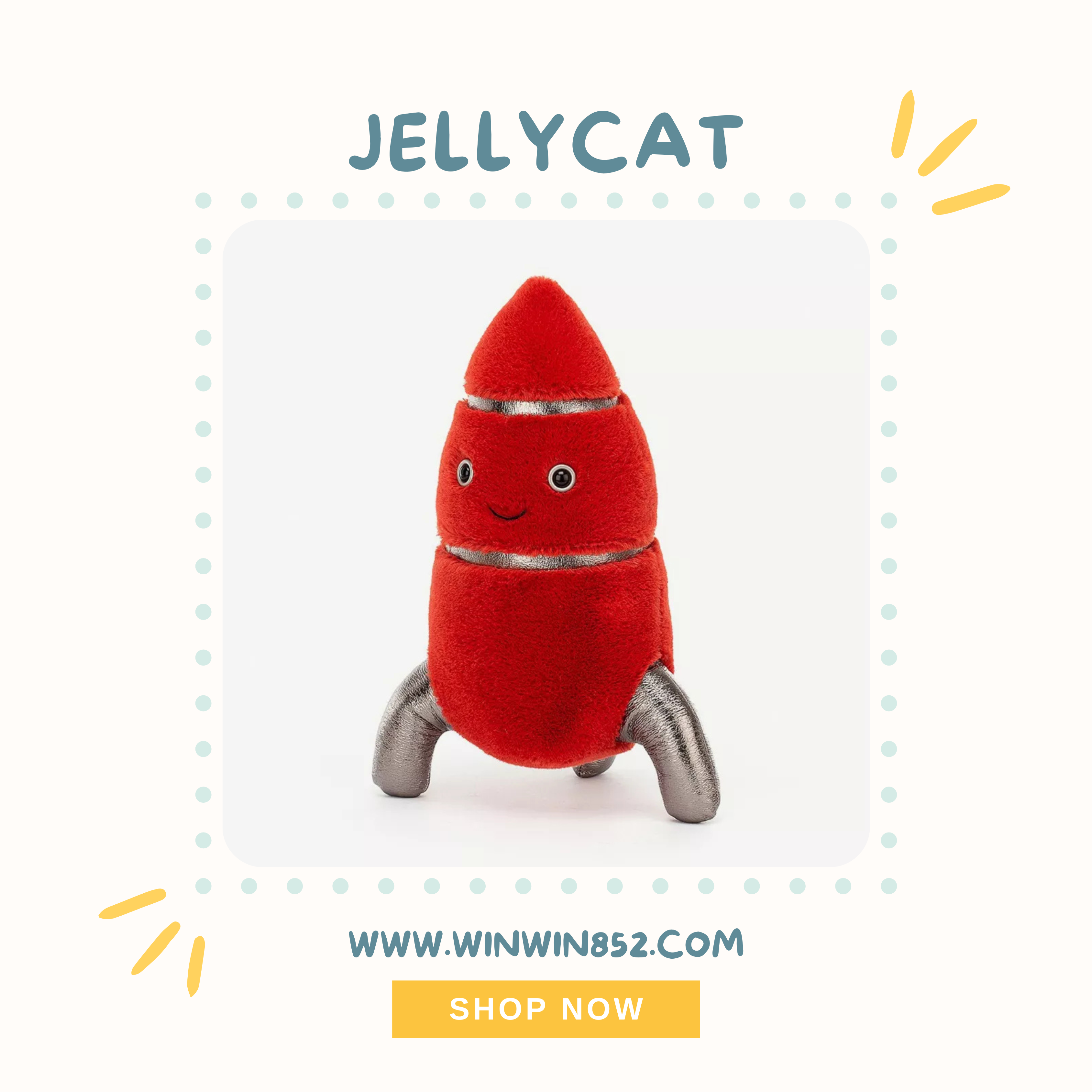 Jellycat Cosmopop Rocket