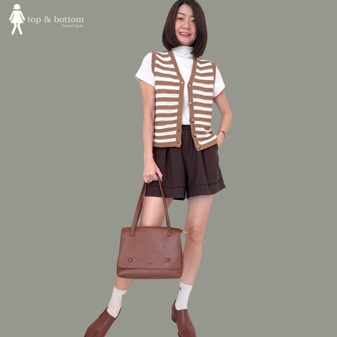 ELASTIC WAISTED COTTON SHORTS