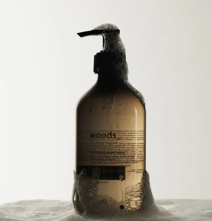 1WO0126-023 [WOODS COPENHAGEN] Soothing Body Wash 400ml #14100-400 (D-EU-E)