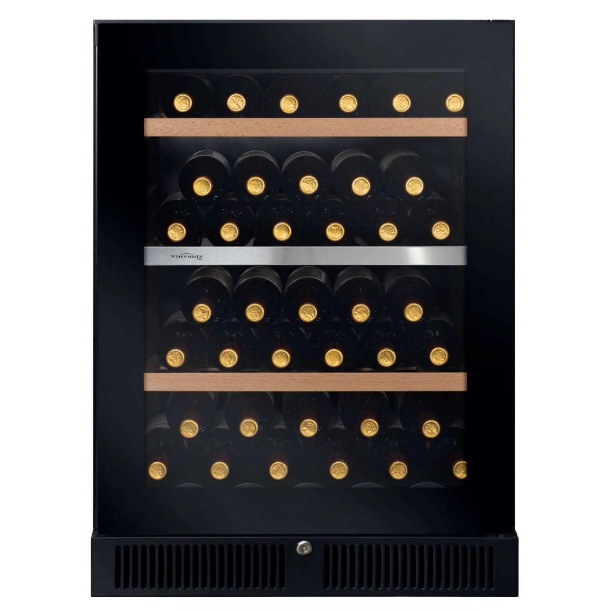 名望 Vinvautz    VZ47SSFG‧嵌入式單溫區紅酒櫃‧47支‧香港行貨,原廠2年全機,5年壓縮機保養‧