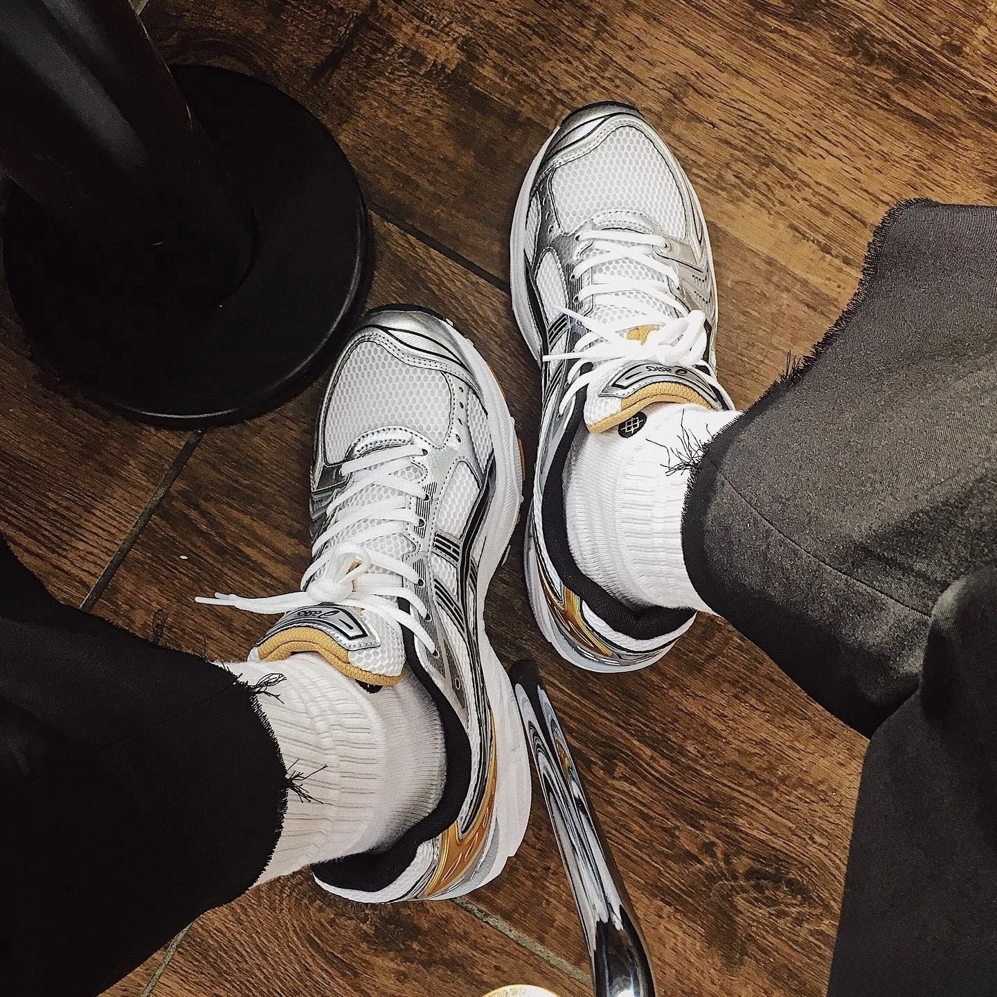 ASICS GEL-KAYANO 14 銀白金 橘金屬 休閒 復古 男鞋 1201A019-102