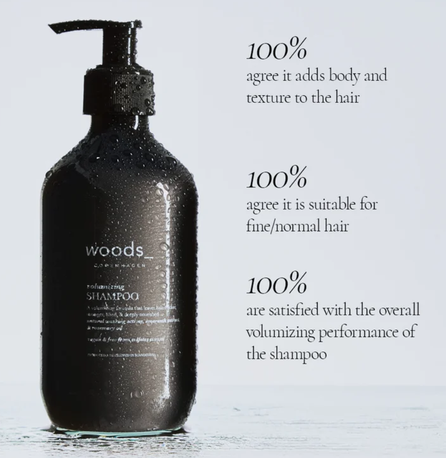 1WO0126-029 [WOODS COPENHAGEN] Volumizing Shampoo 400ml #14126-400 (D-EU-E)