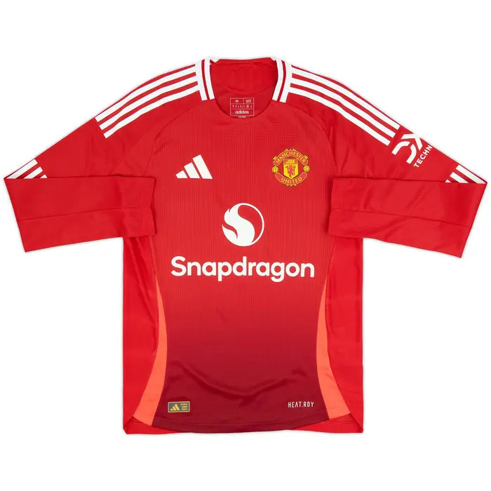 2024 Manchester United Authentic PI LS Home Shirt