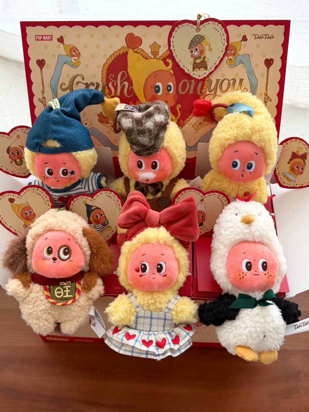 POP MART 泡泡瑪特 星星人系列 怦然心動毛絨吊飾